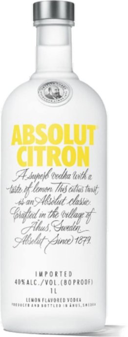 Absolut Citron Vodka 70 cl CARx6