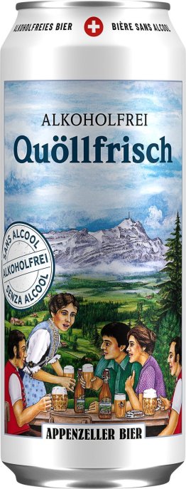 Appenzeller Quöllfrisch Alkoholfrei Dose 6x50 cl CARx6