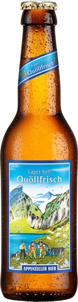 Appenzeller Quöllfrisch HELL MW 33 cl HARx24