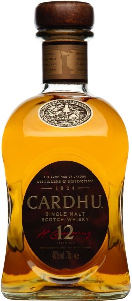 Cardhu 70 cl, Whisky Single Malt 12 Years CARx6
