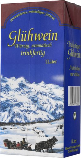 Glühwein trinkfertig 100 cl Würzig und aromatisch CARx12
