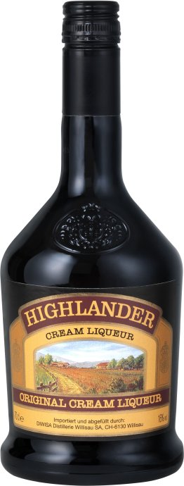 Highlander Whisky Cream 70 cl CARx6