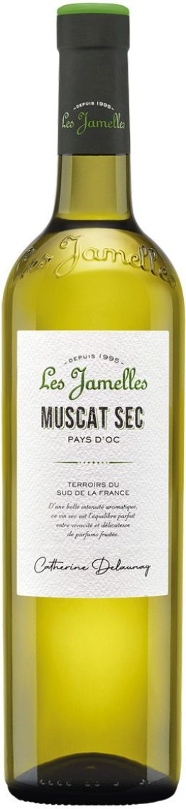 Les Jamelles Muscat sec Pays d'Oc IGP CARx6