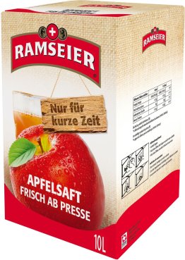 Ramseier Apfeldrink Bag in Box 10 Liter CARx10