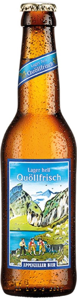 Appenzeller Quöllfrisch HELL MW 33 cl HARx24