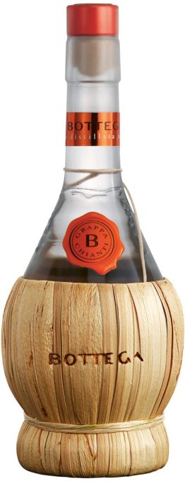 Bottega Grappa Chianti Fiasco CARx6