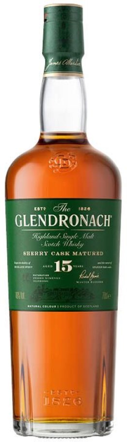 The Glendronach Aged 15 Years Highland Single Malt Scotch Whisky CARx6