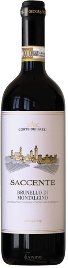 Geografico Corte dei Pazzi Saccente Brunello di Montalcino DOCG CARx6