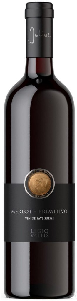 Julius - Merlot-Primitivo Vin de Pays Suisse CARx6