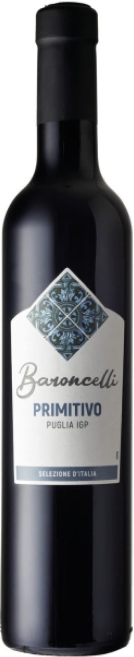 Primitivo Puglia IGP Baroncelli selezione d'Italia CARx6