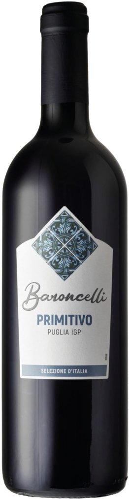 Primitivo Puglia IGP Baroncelli selezione d'Italia CARx6