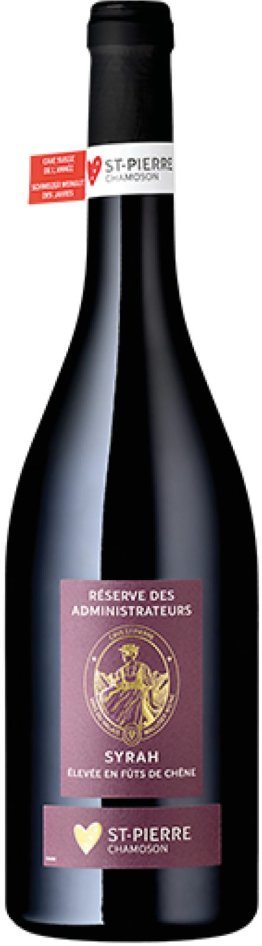 Réserve des Administrateurs Syrah du Valais AOC élevée en fûts de chêne CARx6