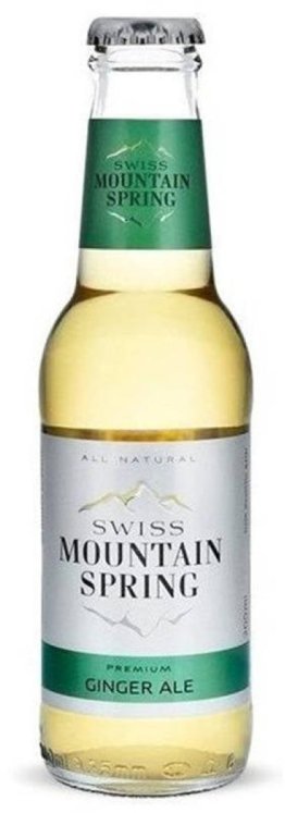 Swiss Mountain Spring All Natural Ginger Ale 20 cl EW CARx24