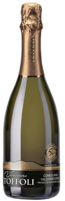 Toffoli Prosecco di Conegliano Valdobbiadene DOCG Spumante brut CARx6
