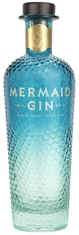 Mermaid Gin Isle of Wight Small Batch Gin CARx6