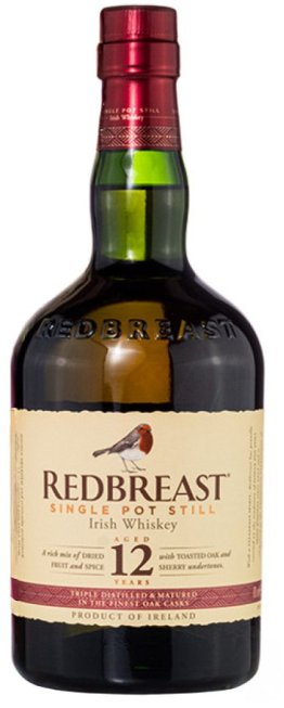 Redbreast 12 Years Single Pot Still Irish Whiskey CARx6