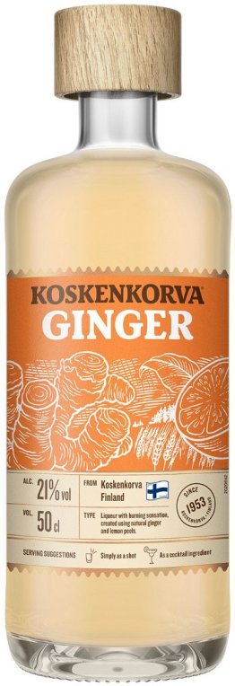 Koskenkorva Ginger Liqueur CARx12
