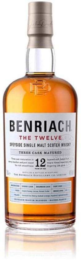 Benriach The Twelve 12 Year Old Single Malt Scotch Whisky CARx6