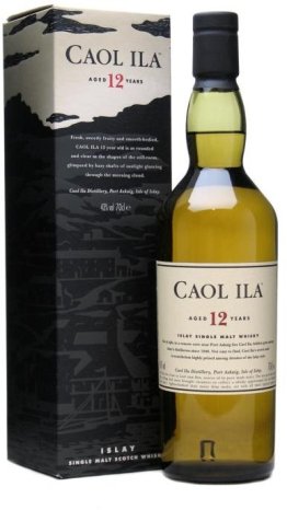 Caol Ila 70 cl Whisky, 12 years CARx6