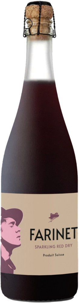 Farinet Sparkling Dry Red VdP Suisse by Albert Mathier & Söhne Salgesch CARx6