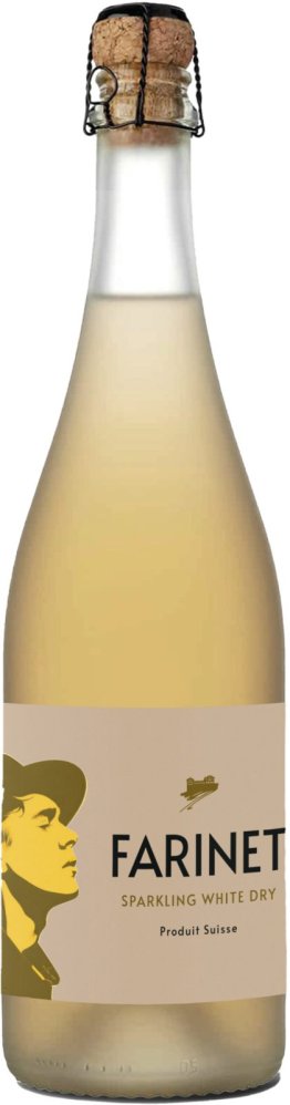 Farinet Sparkling Dry White VdP Suisse by Albert Mathier & Söhne Salgesch CARx6