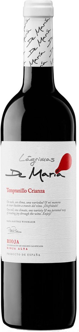 Lágrimas de María Tempranillo Crianza Rioja Alta DOCa CARx6