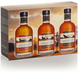 Langatun Whisky Mini-Set 3x20cl (Old Deer, Old Crow & Old Wolf)