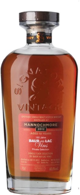 Mannochmore Single Malt Scotch Whisky 10y 2012 CARx6