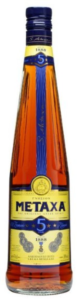 Metaxa 5 Stern Greek Brandy 70 cl CARx6