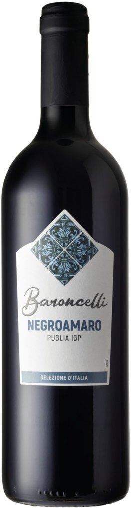 Negroamaro Puglia IGP Baroncelli Selezione D'Italia CARx6