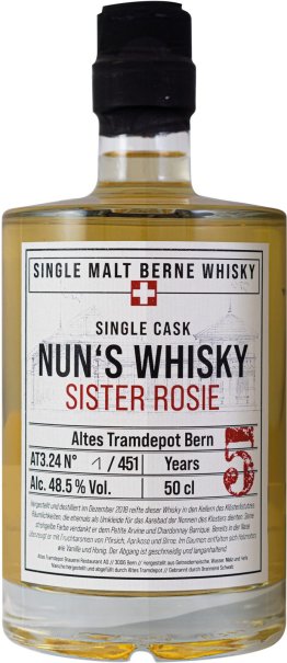 Nun's Whisky Sister Rosie 5 Jahre CARx6