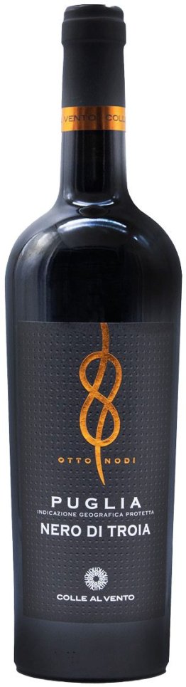 Otto Nodi Nero di Troia Puglia IGP Rosso Colle al Vento CARx6