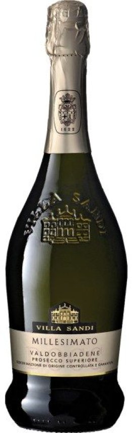 Prosecco Valdobbiadene Sup. DOCG Millesimato Brut Villa Sandi CARx6