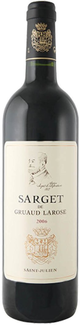 Sarget de Gruaud-Larose 2e vin de Château Gruaud-Larose Saint-Julien AC CARx12