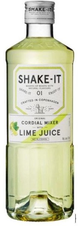 Shake-It Lime Juice Cordial Mixer 50cl CARx6