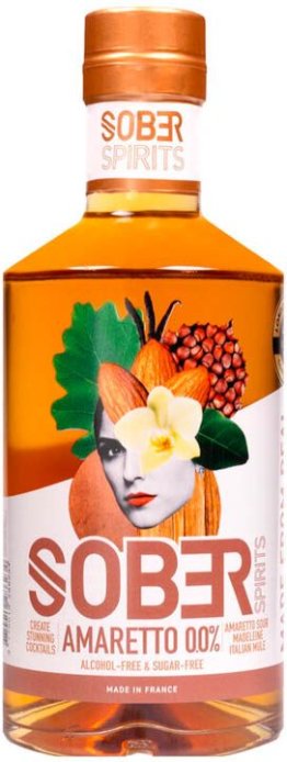 Sober Spirits Amaretto (alkoholfreie Amaretto Aternative) CARx6
