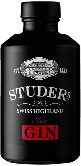 Studer Swiss Highland Sloe Gin CARx6