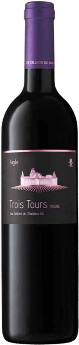 Trois Tours Rouge Aigle Chablais AOC Celliers du Chablais CARx6