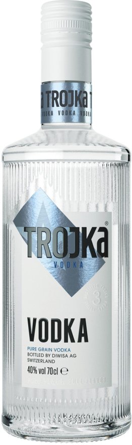 Trojka Vodka Pure Grain 70 cl CARx6