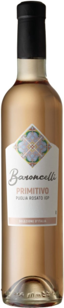 Primitivo Puglia rosato IGP Baroncelli Selezione D'Italia 2025 50 cl CARx6