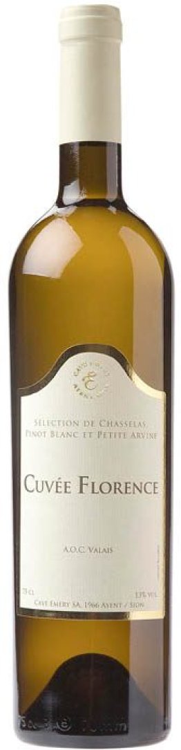 Cuvée Florence AOC Valais Assemblage de Chasselas, Pinot Blanc et Petite Arvine 2024 75 cl CARx6