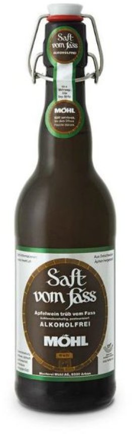 Möhl Saft trüb alkoholfrei Glas 50 cl HARx15