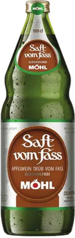 Möhl Saft trüb alkoholfrei Glas 100 cl HARx12