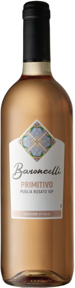 Primitivo Puglia rosato IGP Baroncelli Selezione D'Italia 2024 75 cl CARx6
