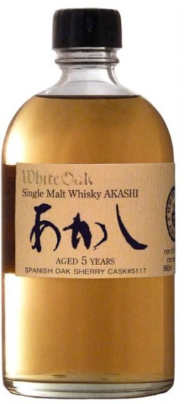 Akashi Single Malt 5 years old Sherry Cask 50 cl CARx6