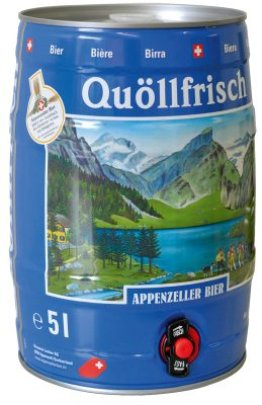 Appenzeller Quöllfrisch hell Dose 5 Liter 500 cl 1er