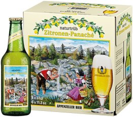 Appenzeller Zitronen-Panaché naturtrüb 33 cl CARx6