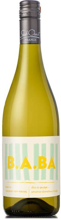 b.a.ba Sauvignon & Gros Manseng Côtes de Gascogne IGP 2024 75 cl CARx6