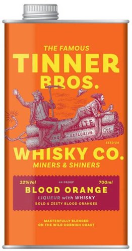 Blood Orange Liqueur with Whisky Tinner Bros 70 cl CARx6