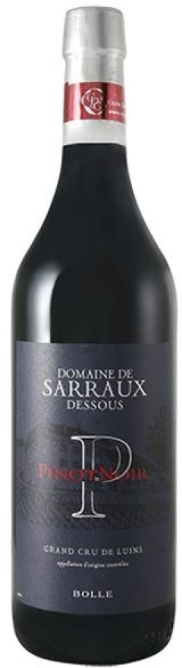 Domaine de Sarraux-Dessous Pinot Noir Grand Cru Luins La Côte AOC 2023 75 cl CARx6